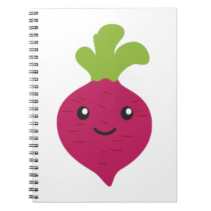 Cute Kawaii Beet Notebook