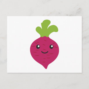 Cute Kawaii Beet Postcard