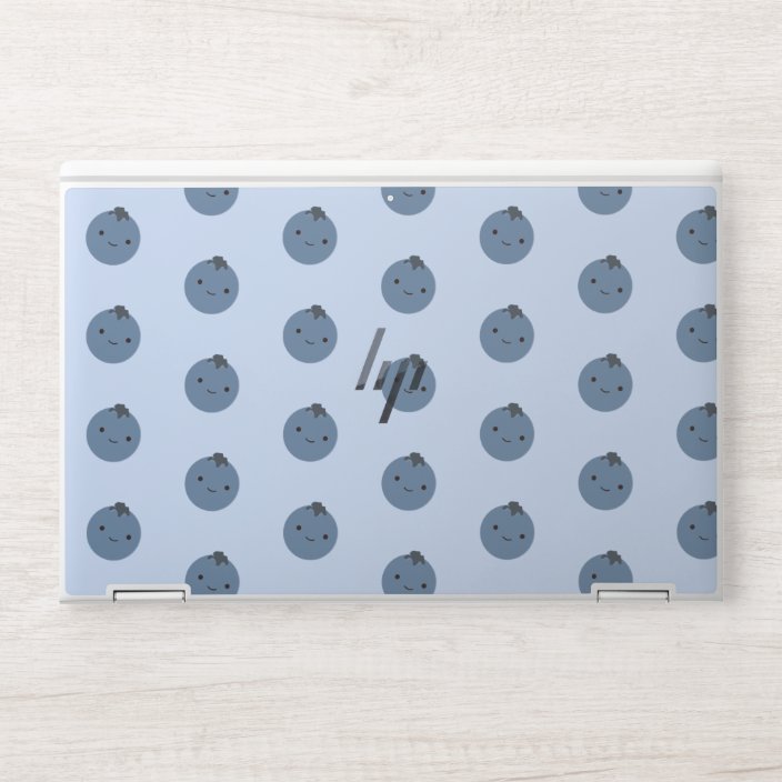 Cute Kawaii Blueberry HP Laptop Skin | Zazzle.co.uk