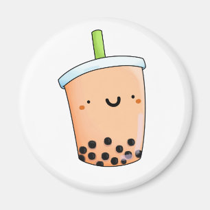 Cute Kawaii Boba Tea Magnet