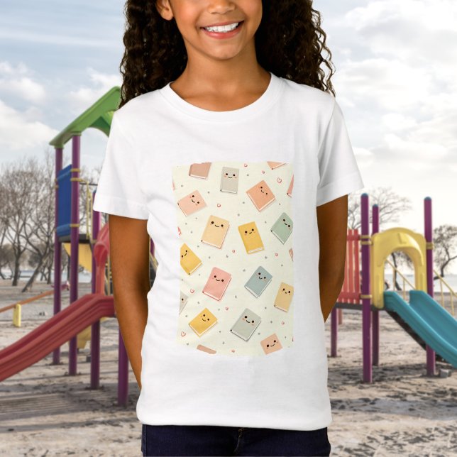 Cute Kawaii Books T-Shirt (Creator Uploaded)