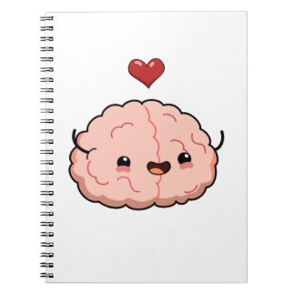 Cute Kawaii Brain Notebook