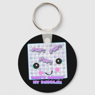 Cute Kawaii Bubble Wrap Key Ring