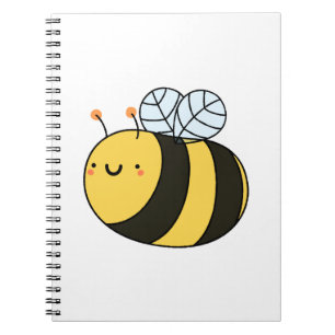 Cute Kawaii Bumble Bee Notebook