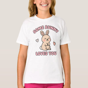 Cute Kawaii Bunny Love – Adorable Pastel Animal T-Shirt