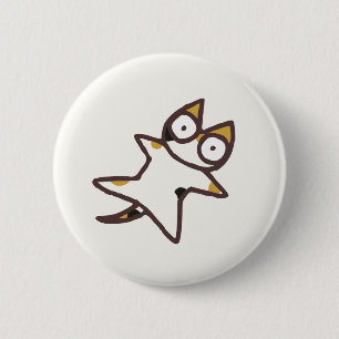 Cute Kawaii Calico Cat {Lots of Cats} 6 Cm Round Badge