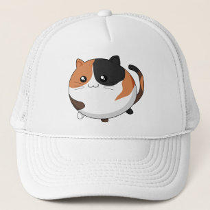Cute Kawaii Calico kitty cat Trucker Hat
