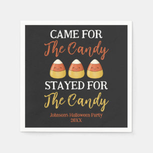 Cute Kawaii Candy Corn Halloween Costume Party  Napkin