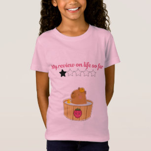 Cute kawaii capybara cartoon design T-Shirt
