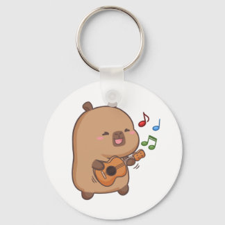 Cute Kawaii Capybara Fun Key Ring
