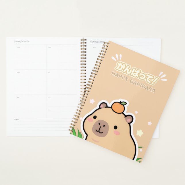 Cute Kawaii Capybara Planner (Display)