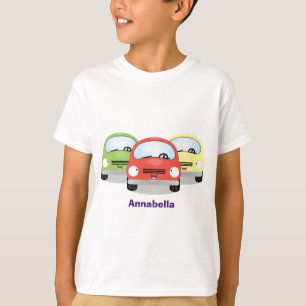 Cute kawaii cars cartoon illustration T-Shirt