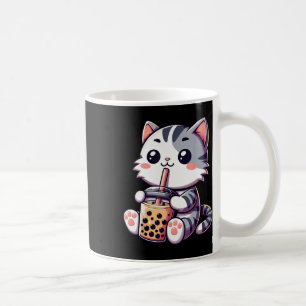 Cute Kawaii Cat Boba Bubble Milk Tea Anime Neko Ki Coffee Mug