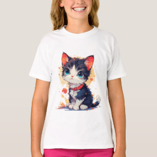 Cute Kawaii Cat for Cat Lovers  T-Shirt