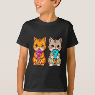 Cute Kawaii Cats Neko 67 Drip Meme Funny Six Seven T-Shirt