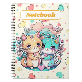 Cute Kawaii Cats Notebook