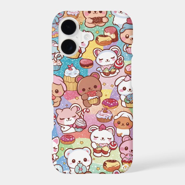 Cute Kawaii Characters Case-Mate iPhone (Back)