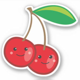 Cute Kawaii Cherries Fruit
