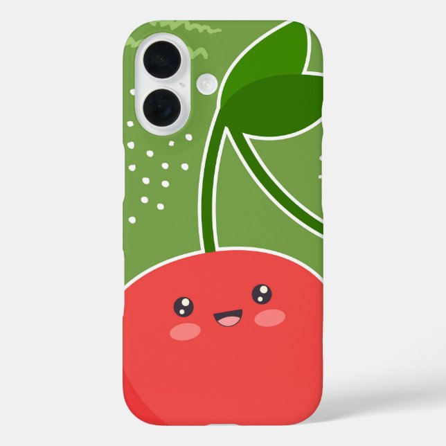 Cute Kawaii Cherry Case-Mate iPhone Case (Back)