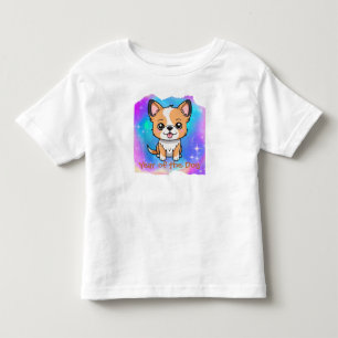Cute Kawaii Chinese Zodiac Year of the Dog Toddler T-Shirt