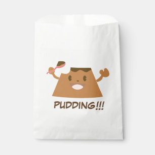 Cute Kawaii Chocolate PUDDING !!!! Favour Bags