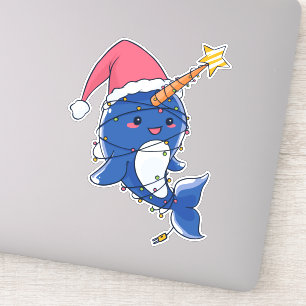 Cute Kawaii Christmas Narwhal