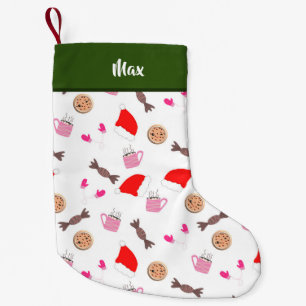 Cute Kawaii Christmas Pattern stocking