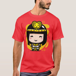 Cute Kawaii Cleopatra Egyptian Chibi Style Cleopat T-Shirt