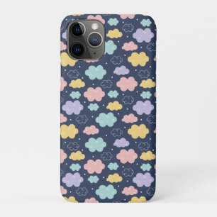 Cute Kawaii Cloud Pattern iPhone 11 Pro Case