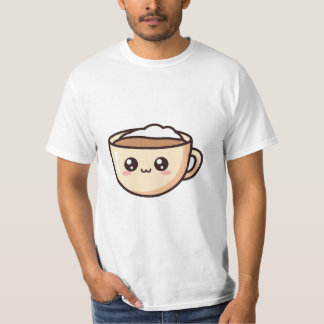 Cute Kawaii Coffee Cup Birthday Mug T-Shirt