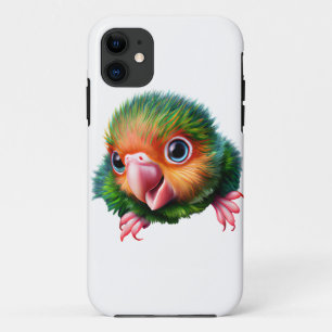 Cute Kawaii Colourful Baby Parrot  iPhone 11 Case