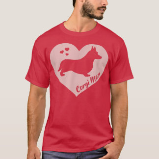 Cute Kawaii Corgi Mum Welsh Corgi Dog Mum Dogs Fun T-Shirt