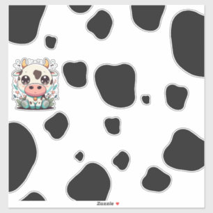 Cute kawaii cow!
