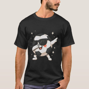 Cute Kawaii Dabbing Soccer Byll Cartoon Funny Illu T-Shirt