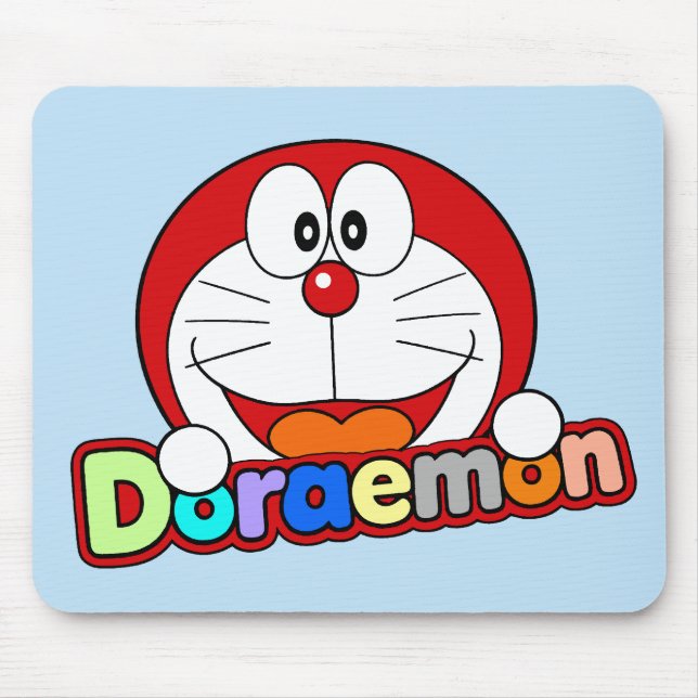 Cute Kawaii Doraemon Anime Mouse Mat (Front)