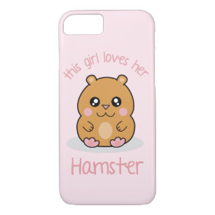 Cute Kawaii Dwarf Hamster Cartoon Girls Case-Mate iPhone Case