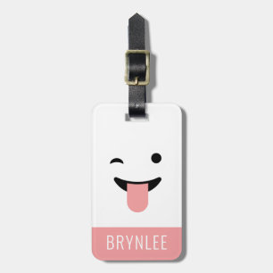 Cute Kawaii Face Luggage Tag