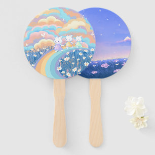 Cute Kawaii Fanpans Hand Fan
