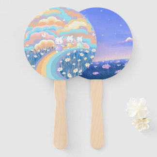 Cute Kawaii Fanpans Hand Fan