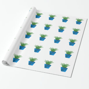 Cute kawaii Fern Wrapping Paper