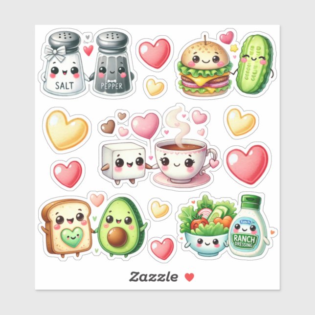 Cute Kawaii Foodie (Sheet)