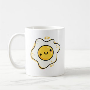 Cute Kawaii Fried Egg Coffee Mug