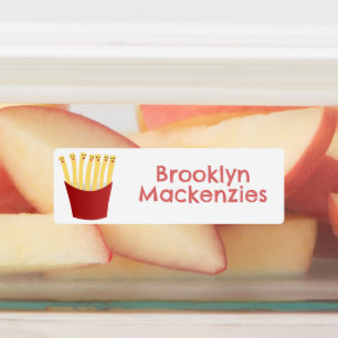 Cute kawaii fries fast food cartoon personalised