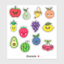 Cute Kawaii Fruit Stickers