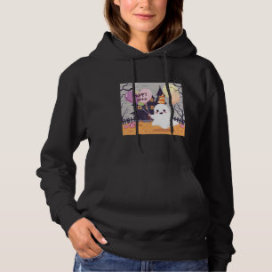Cute Kawaii Ghost Birthday Party Halloween Design Hoodie
