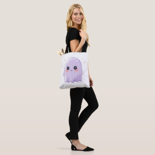 Cute Kawaii Ghost Tote Bag Aesthetic Halloween