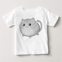Cute Kawaii grey tabby kitty cat