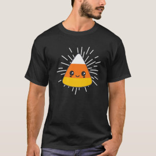 Cute Kawaii Halloween Candy Corn Funny Halloween T-Shirt