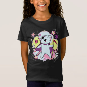 Cute Kawaii Halloween Cat Kids Happy Kawaiiloween T-Shirt