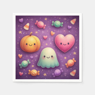 Cute Kawaii Halloween Napkins